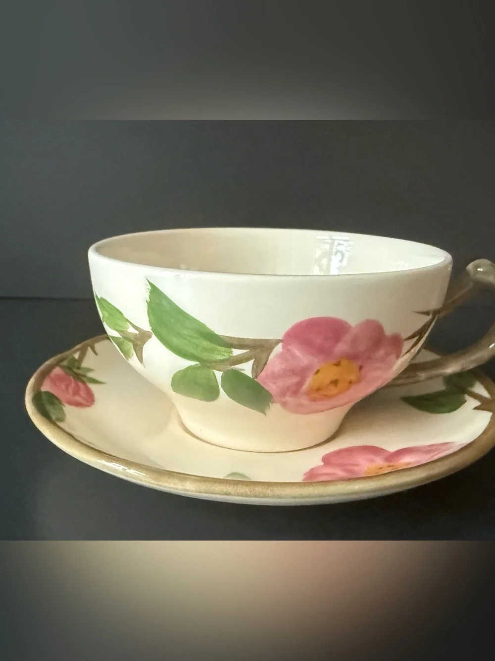 Franciscan Desert Rose Cup & Saucer Set England Teacup